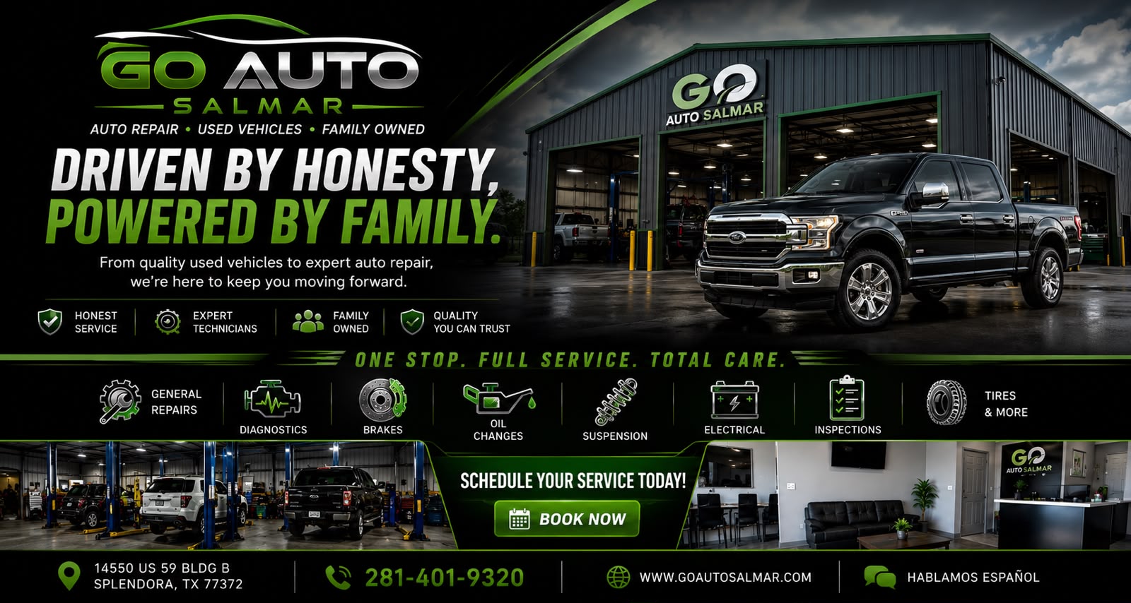 Driven by Honesty, Powered by Family