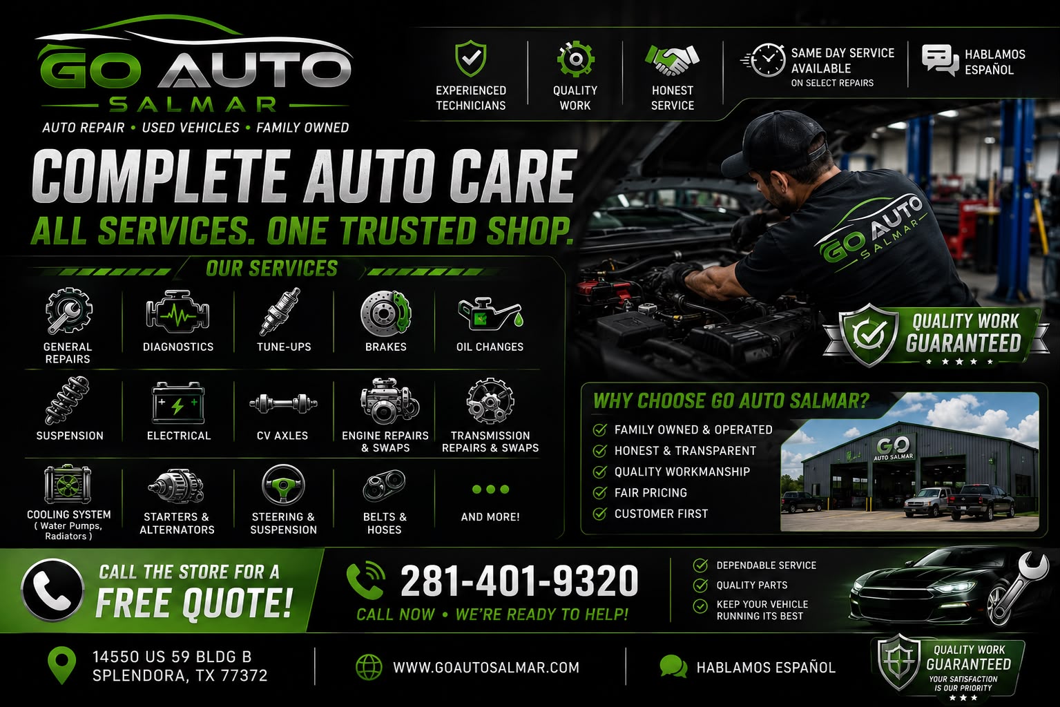 Complete Auto Care — All Services